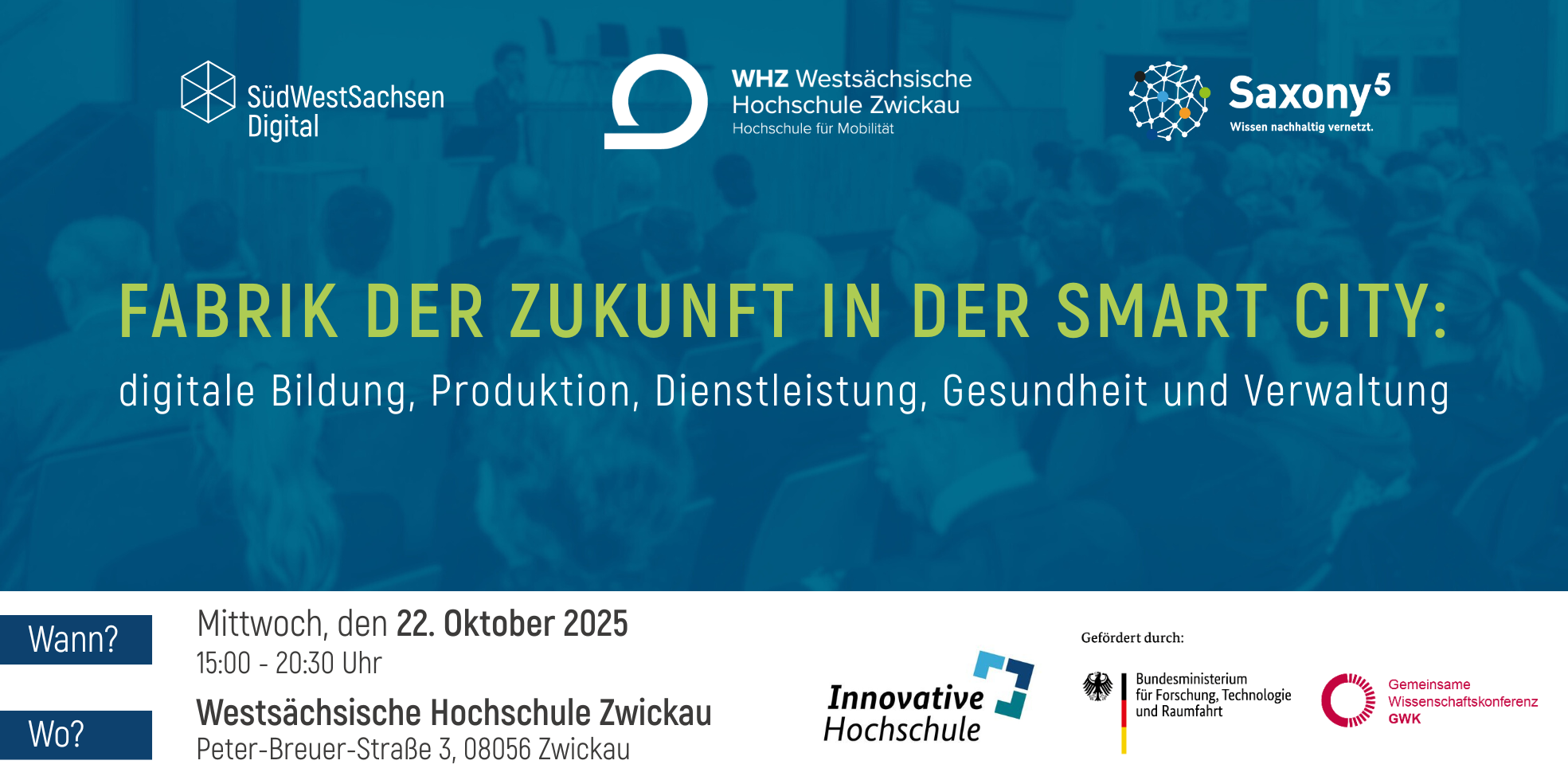 Fabrik der Zukunft in der Smart City - Das SWS/WHZ-Forum 2025