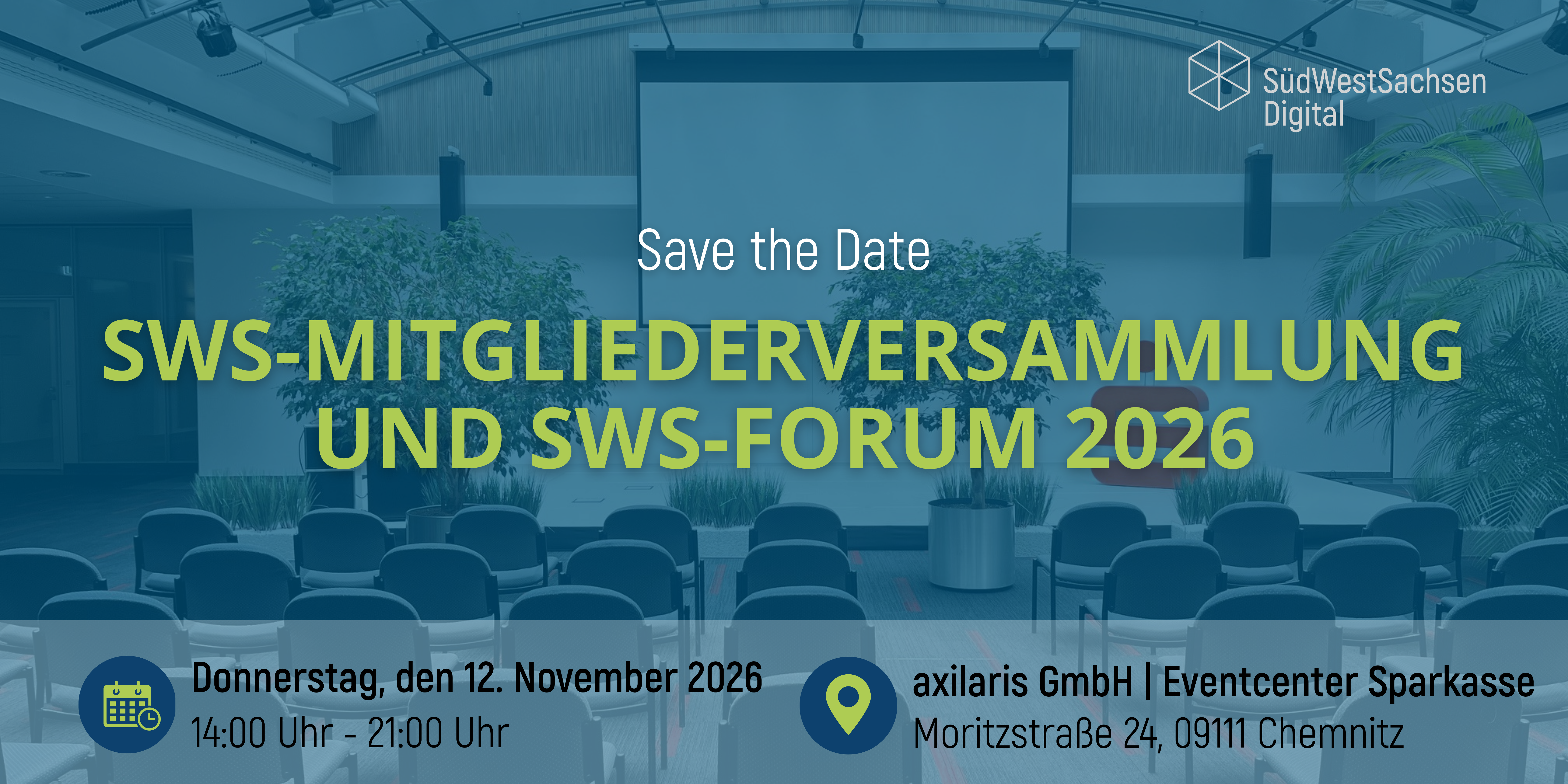 SAVE THE DATE: SWS-Mitgliederversammlung mit anschließendem SWS-Forum